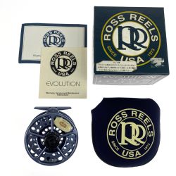 ## ROSS REELS EVOLUTION エボリューション 3 スレートブルー フライリール 左巻き  Bランク
