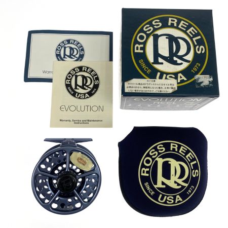  ROSS REELS EVOLUTION エボリューション 3 スレートブルー フライリール 左巻き 