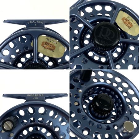  ROSS REELS EVOLUTION エボリューション 3 スレートブルー フライリール 左巻き 