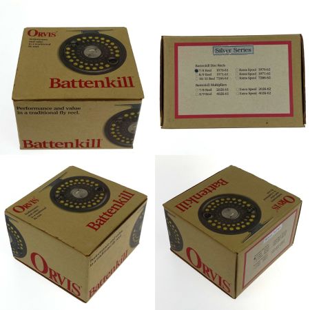  ORVIS オービス バテンキル シルバーシリーズ デイスク7/8 左巻き