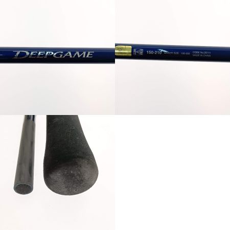  SHIMANO シマノ 船竿　DEEP GAME 150-210 25111 本体のみ