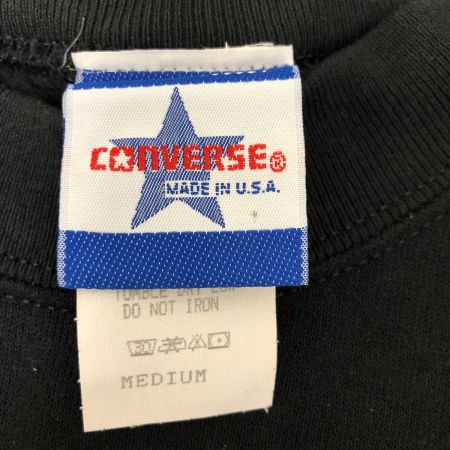  90s CONVERSE スウェット トレーナー Mサイズ アメリカ製 古着 ブラック