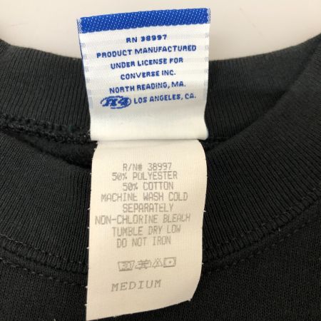  90s CONVERSE スウェット トレーナー Mサイズ アメリカ製 古着 ブラック