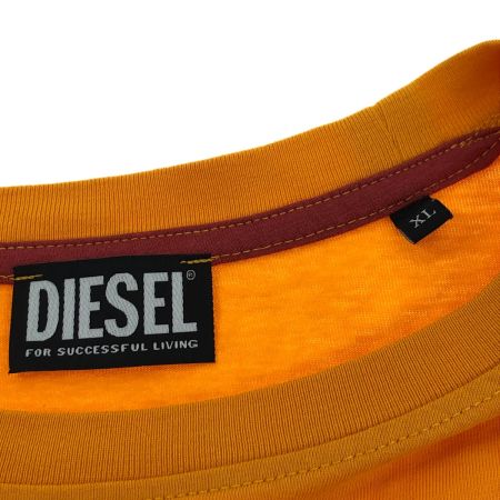 DIESEL ディーゼル Tシャツ SIZE XL 古着 A06800 イエロー