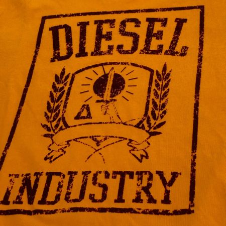  DIESEL ディーゼル Tシャツ SIZE XL 古着 A06800 イエロー