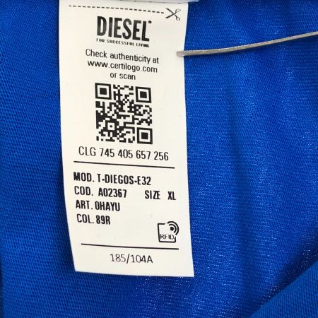  DIESEL ディーゼル Tシャツ SIZE XL 古着 A02367 ブルー