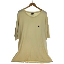 □□ TOMMY HILFIGER トミーヒルフィガー Tシャツ SIZE XXL 古着 アメリカ製 イエロー Cランク