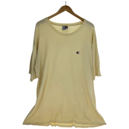  TOMMY HILFIGER トミーヒルフィガー Tシャツ SIZE XXL 古着 アメリカ製 イエロー