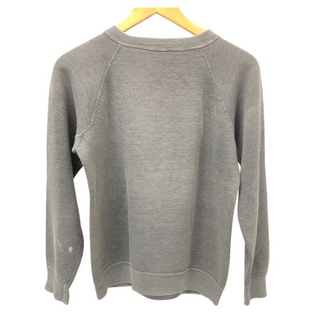  60s Unknown スウェット ラグランスウェット トレーナー 古着 脇ガゼット有  グレー