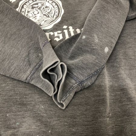  60s Unknown スウェット ラグランスウェット トレーナー 古着 脇ガゼット有  グレー