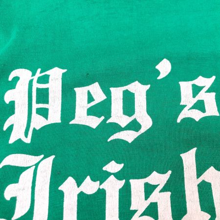  80s Henes Tシャツ SIZE M 古着 グリーン