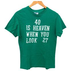 □□ 80s Henes Tシャツ SIZE M 古着 グリーン Cランク