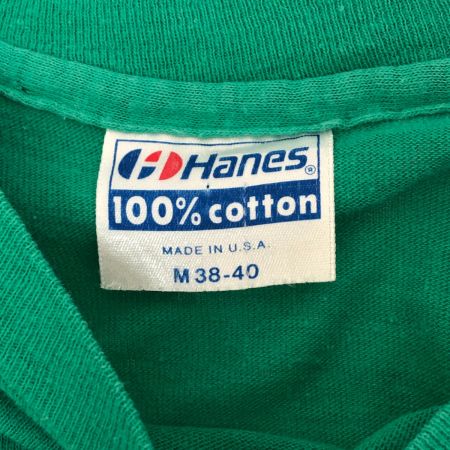  80s Henes Tシャツ SIZE M 古着 グリーン