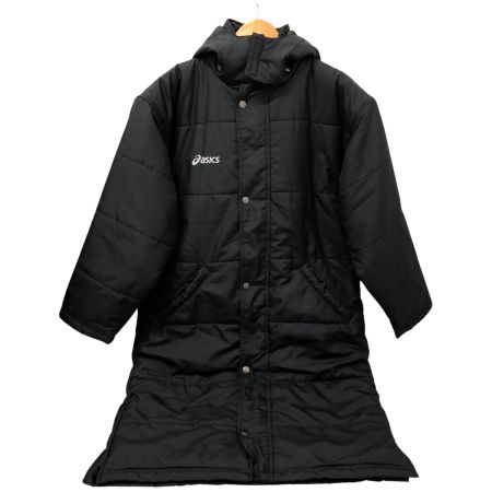  asics アシックス コート ベンチコート SIZE S ポリエステル LAZ503 ブラック