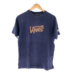 □□ 90s OLD VANS Tシャツ SIZE M 古着 ネイビー Cランク