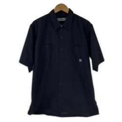 □□ BLUCO シャツ 半袖ワークシャツ SIZE XL 古着 ブラック Bランク