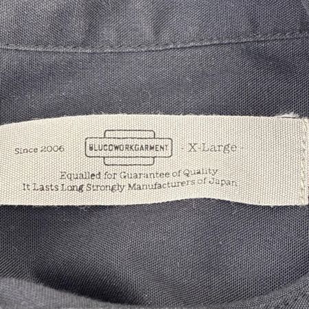  BLUCO シャツ 半袖ワークシャツ SIZE XL 古着 ブラック