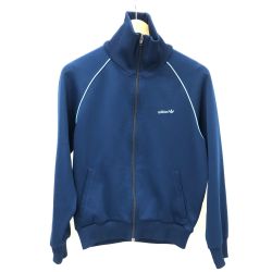 □□ 70s adidas ジャージ トラックジャケット SIZE S 古着 ネイビー Cランク