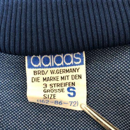 70s adidas ジャージ トラックジャケット SIZE S 古着 ネイビー