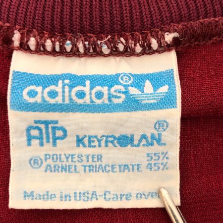  70~80s adidas ジャージ ATPトラックジャケット 古着 ワインレッド