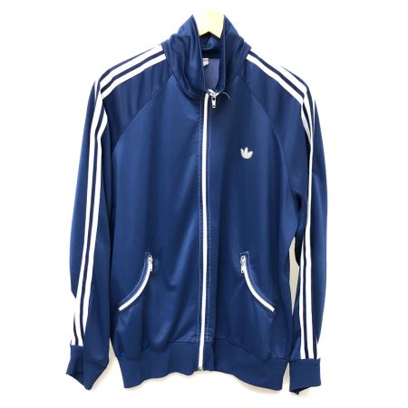  70s adidas ジャージ トラックジャケット 古着  ネイビー