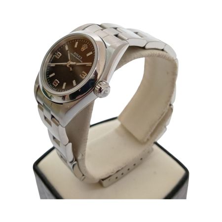  ROLEX ロレックス パーペチュアル　F675025 RX76080BK-AR シルバー x ブラック F番2003-2004 