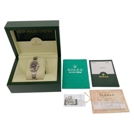  ROLEX ロレックス パーペチュアル　F675025 RX76080BK-AR シルバー x ブラック F番2003-2004 