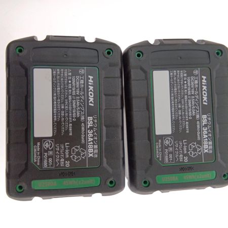  HiKOKI ハイコーキ コードレスインパクトドライバ　36Ｖ WH36DC(2XPBSZ) ストロングブラック