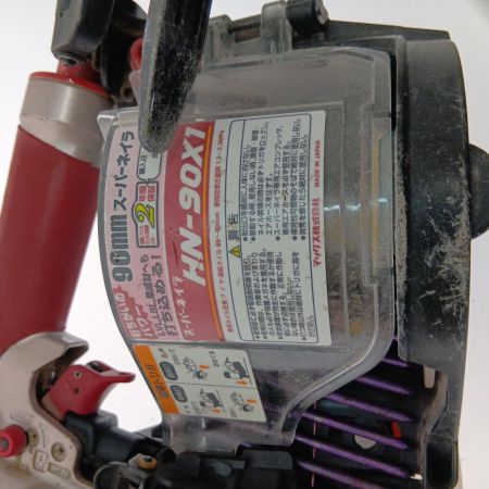  MAX マックス 　高圧コイルネイラ　釘打ち機 HN-90X1 レッド 本体のみ