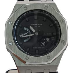 □□ CASIO カシオ 腕時計　G-SHOCK　 GA-2100 ブラック 本体のみ Bランク