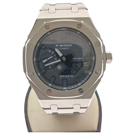  CASIO カシオ 腕時計　G-SHOCK GA-2100SKE シルバー