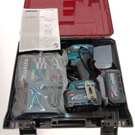  MAKITA マキタ 充電式インパクトドライバ　40ｖ TD002GRDX ブルー