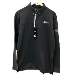 □□ Titleist タイトリスト 暴風ストレッチロングスリーブ SIZE L ゴルフウェア TLMMT303J ブラック Aランク