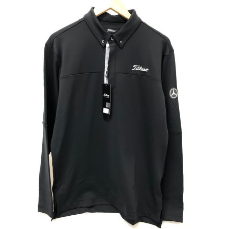  Titleist タイトリスト 暴風ストレッチロングスリーブ SIZE L ゴルフウェア TLMMT303J ブラック