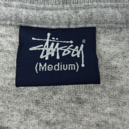  00s stussy Tシャツ SIZE M 古着 メキシコ製 紺タグ ライトグレー