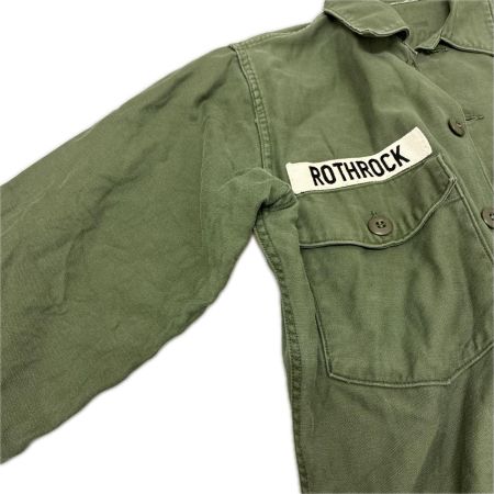 60~70s US.ARMY シャツ OG107 3rd 古着 オリーブ