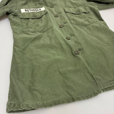 60~70s US.ARMY シャツ OG107 3rd 古着 オリーブ