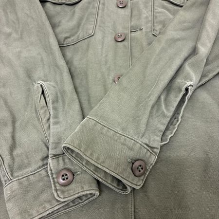 60~70s US.ARMY シャツ OG107 3rd 古着 オリーブ