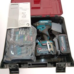 □□ MAKITA マキタ 充電式インパクトドライバ　40ｖ TD002GRDX ブルー Sランク