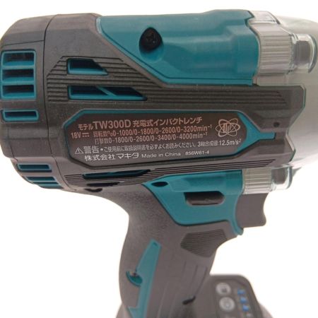  MAKITA マキタ 充電式インパクトレンチ　18V TW300DRGX ブルー
