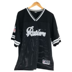 □□ NFL シャツ ゲームシャツ SIZE L 古着 ブラック Bランク
