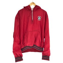 □□ 80s Holloway ジャケット ナイロンアノラックパーカー SIZE XL 古着  レッド Cランク