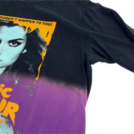  Hysteric Glamour ヒステリックグラマー Tシャツ SIZE L 古着 02161CT31 ブラック×パープル