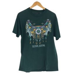 □□ 90s SCREEN STARS Tシャツ SIZE L 古着  グリーン Cランク