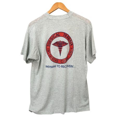  90s FRUIT OF THE LOOM Tシャツ SIZE L 古着 ライトグレー