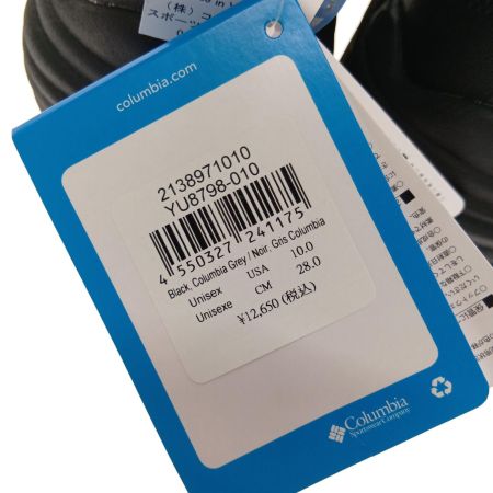  Columbia コロンビア スカイバー スニーク ウォータープルーフ　28ｃｍ YU8798-010 ブラック