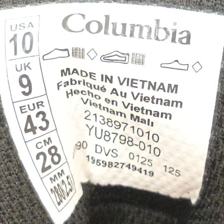  Columbia コロンビア スカイバー スニーク ウォータープルーフ　28ｃｍ YU8798-010 ブラック