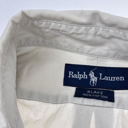  90s RALPH LAUREN シャツ 古着 SIZE M グアテマラ製 アイボリー