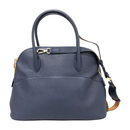  COCOCELUX GOLD バッグ 2WAYバッグ ハンドバッグ ショルダーバッグ ネイビー