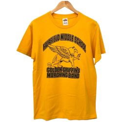 □□ 90s FRUIT OF THE LOOM Tシャツ SIZE M 古着 イエロー Cランク